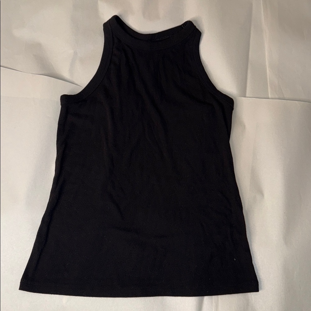 Old Navy Active Black Ribbed Tank - Picture 2 of 5